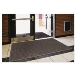 2'x3' Rectangle Solid Plastic Floor Mat Black - Guardian -Home Decor Series Store GUEST af811c8b d035 41a6 925c e88d2b5df706