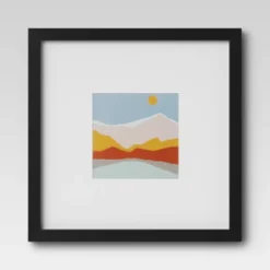 Set Of 9 Gallery Frame Set 10" X 10" Matted To 5" X 5" Black - Room Essentials™ -Home Decor Series Store GUEST af8bf485 bdf5 4dc9 8ddd 284197740a27