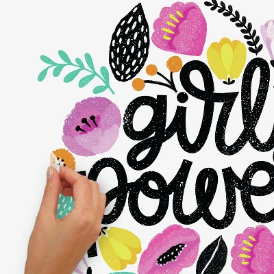 Girl Power Peel And Stick Giant Wall Decal - RoomMates 3 Girl Power Peel And Stick Giant Wall Decal - RoomMates - Image 3