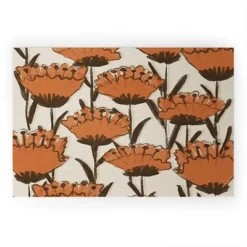 Alisa Galitsyna Red Hand Drawn Poppies Welcome Mat - Society6 -Home Decor Series Store GUEST b35c062c c54b 4838 9d0e e8abf5997e29