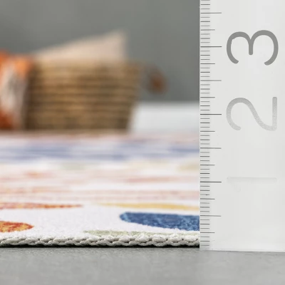 NuLOOM McEwen Bohemian Floral Machine Washable Area Rug 2 NuLOOM McEwen Bohemian Floral Machine Washable Area Rug - Image 2