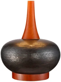 360 Lighting Andi Modern Mid Century Table Lamps 24 1/2" High Set Of 2 Hammered Brown Ceramic Red Oak Off White Shade For Bedroom Living Room Desk 8 360 Lighting Andi Modern Mid Century Table Lamps 24 1/2" High Set Of 2 Hammered Brown Ceramic Red Oak Off White Shade For Bedroom Living Room Desk -Home Decor Series Store GUEST b433cd5a d86d 4ac9 bdfc 430a8ba38f63