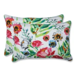 Floral Mania 2pc Rectangular Outdoor Throw Pillow Set Pink - Pillow Perfect 11 Floral Mania 2pc Rectangular Outdoor Throw Pillow Set Pink - Pillow Perfect -Home Decor Series Store GUEST b47fab6d d1a7 4731 a124 8bce4643d507