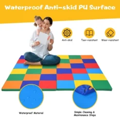 Costway 58'' Toddler Foam Play Mat Baby Folding Activity Floor Mat Home School Daycare 13 Costway 58'' Toddler Foam Play Mat Baby Folding Activity Floor Mat Home School Daycare -Home Decor Series Store GUEST b4b044e8 2cf9 462f a819 45be97b76c8c