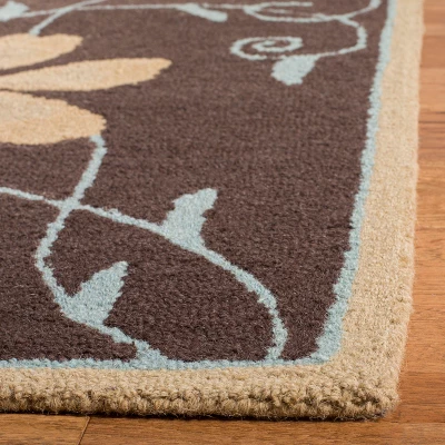 Blossom BLM784 Hand Hooked Area Rug - Safavieh 1 Blossom BLM784 Hand Hooked Area Rug - Safavieh