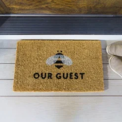 Evergreen Bee Our Guest Woven Back Indoor Outdoor Natural Coir Doormat 1'6"x2'6" Multicolored 9 Evergreen Bee Our Guest Woven Back Indoor Outdoor Natural Coir Doormat 1'6"x2'6" Multicolored -Home Decor Series Store GUEST b554d7c0 8f35 4d20 b9d6 979f5592b12a