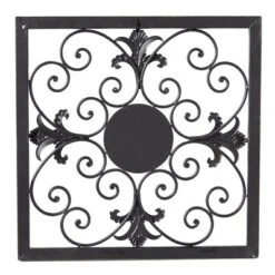 Metal Fleur De Lis Scrollwork And Wall Decor Set Of 4 Brown - Olivia & May -Home Decor Series Store GUEST b601f775 833e 4b65 bd45 cb3f45b6bd36
