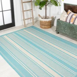 Haynes Modern Double Stripe Indoor/Outdoor Area Rug - JONATHAN Y -Home Decor Series Store GUEST b62a8fdc f2ba 4632 83d4 faea563e7403