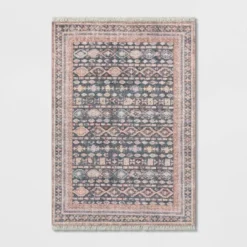 Alexandra Floral Printed Border Persian Rug Blush - Opalhouse™ -Home Decor Series Store GUEST b64cccec 5c26 44cb bb19 1be2036f9757