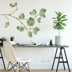 Leaf Twig Peel And Stick Giant Wall Decal Green - RoomMates -Home Decor Series Store GUEST b7721586 58e1 43df 8898 d72d6390c761