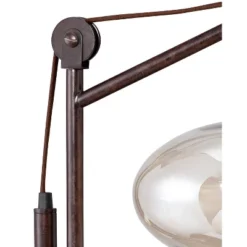 Franklin Iron Works Calyx Modern Industrial Desk Lamp 29" Tall Bronze Brown Cognac Glass Dome Shade For Bedroom Living Room Bedside Nightstand Office 10 Franklin Iron Works Calyx Modern Industrial Desk Lamp 29" Tall Bronze Brown Cognac Glass Dome Shade For Bedroom Living Room Bedside Nightstand Office -Home Decor Series Store GUEST b7ed4982 708a 4397 a8d3 8ce5ba936caf