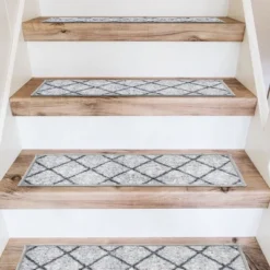 World Rug Gallery Contemporary Trellis Non-Slip Stair Treads 11 World Rug Gallery Contemporary Trellis Non-Slip Stair Treads -Home Decor Series Store GUEST b8dc1471 ab45 4e0a a200 dab5e6c82ea4