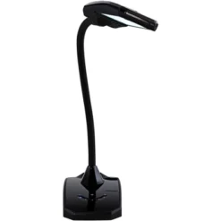 360 Lighting Ricky Modern Desk Lamp 13 3/4" High Black With USB Charging Port LED Gooseneck Touch On Off Dimmer For Bedroom Bedside Office House Desk -Home Decor Series Store GUEST b8fdd3c8 04f1 465e 8b11 aa89f8bc89ce