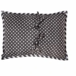 Bacati - Elephants White/Grey Throw Pillow