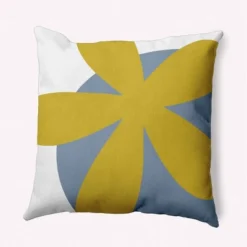 16"x16" Bold Flower Square Throw Pillow - E By Design -Home Decor Series Store GUEST bcd9f890 e71b 43cc 991d b03030f2d3b8