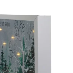 Northlight LED Lighted Let It Snow Winter Forest Christmas Canvas Wall Art 10" X 10" 5 Northlight LED Lighted Let It Snow Winter Forest Christmas Canvas Wall Art 10" X 10" -Home Decor Series Store GUEST bd202c11 0e21 430a a428 dc833b3169c9