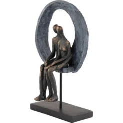 Studio 55D Abstract Couple 12" High Antique Brass Sculpture 12 Studio 55D Abstract Couple 12" High Antique Brass Sculpture -Home Decor Series Store GUEST bd5cb944 08bb 4791 88b8 661813f1e4d1