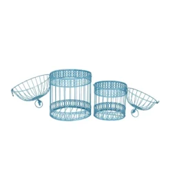 Set Of 2 Metal 15.6" Country Cottage Birdcage - Olivia & May -Home Decor Series Store GUEST bd72bbfa 7e58 4370 a934 a23589371c57