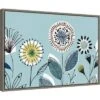 23" X 16" Scandi Florals I By Isabelle Z Framed Canvas Wall Art - Amanti Art