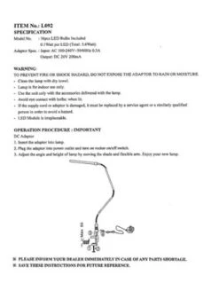 Hastings Home Modern Contemporary LED Clamp Desk Lamp – Silver -Home Decor Series Store GUEST bed0a4e3 e1ec 4d43 835a 6dffc0ade7b3