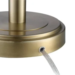 360 Lighting Camile Modern Table Lamps 25" High Set Of 2 Brass Metal With USB Charging Port Oatmeal Drum Shade For Bedroom Living Room Bedside Desk -Home Decor Series Store GUEST bfb6d194 22b1 4596 9ba1 6b40da5e1ed2