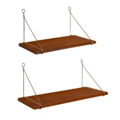 2pc Vista Wood And Metal Wall Shelves - Kate & Laurel All Things Decor 9 2pc Vista Wood And Metal Wall Shelves - Kate & Laurel All Things Decor -Home Decor Series Store GUEST c1b6ecb1 60c5 4dc0 abaf 26dc245ded7c