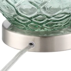 360 Lighting Julia 26 3/8" Tall Modern Coastal Table Lamps Set Of 2 Seafoam Green Glass Living Room Bedroom Bedside Nightstand House Off-White Shade 11 360 Lighting Julia 26 3/8" Tall Modern Coastal Table Lamps Set Of 2 Seafoam Green Glass Living Room Bedroom Bedside Nightstand House Off-White Shade -Home Decor Series Store GUEST c368df45 5232 4e2b b691 f4d677b16b69