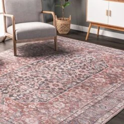 NuLOOM Darcey Machine Washable Traditional Floral Medallion Area Rug 17 NuLOOM Darcey Machine Washable Traditional Floral Medallion Area Rug -Home Decor Series Store GUEST c4ea169b c5ef 4a6c 8da0 6dc4d1d99593