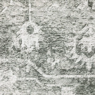 Micah Washable Distressed Oriental Indoor Area Rug Gray/Ivory - Captiv8e Designs 7 Micah Washable Distressed Oriental Indoor Area Rug Gray/Ivory - Captiv8e Designs - Image 7