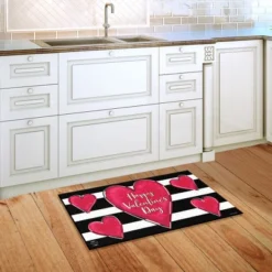 Briarwood Lane Striped Valentine's Heart Primitive Doormat Holiday Indoor Outdoor 30" X 18" -Home Decor Series Store GUEST c5d41a51 7d5e 4742 a27c ebcc600c8b21