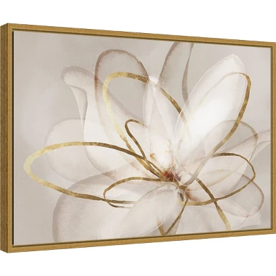 23" X 16" Transparent Beauty III By Eva Watts Framed Canvas Wall Art - Amanti Art 1 23" X 16" Transparent Beauty III By Eva Watts Framed Canvas Wall Art - Amanti Art