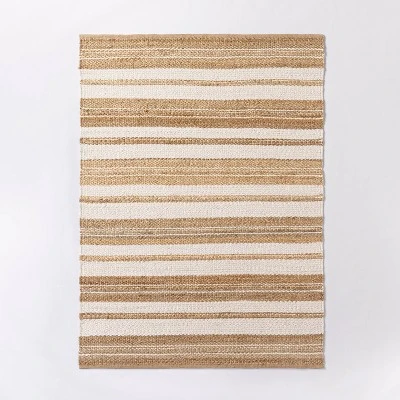 Riverton Striped Jute/Wool Area Rug Tan - Threshold™ Designed With Studio McGee 7 Riverton Striped Jute/Wool Area Rug Tan - Threshold™ Designed With Studio McGee - Image 7