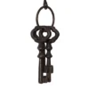 Set Of 3 Metal Keys Wall Decors With Locks Black - Olivia & May