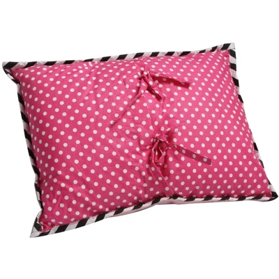 Bacati - Love Black/Fuschia Throw Pillow 1 Bacati - Love Black/Fuschia Throw Pillow