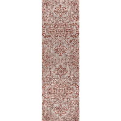 Estrella Bohemian Inspired Medallion Textured Weave Indoor/Outdoor Area Rug - JONATHAN Y 1 Estrella Bohemian Inspired Medallion Textured Weave Indoor/Outdoor Area Rug - JONATHAN Y