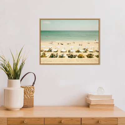 24" X 18" Seaside 3 By Carina Okula Framed Canvas Wall Art - Amanti Art 3 24" X 18" Seaside 3 By Carina Okula Framed Canvas Wall Art - Amanti Art - Image 3
