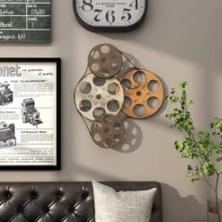Metal Film Reels Wall Decor - Olivia & May -Home Decor Series Store GUEST cda0e8bd 7255 41d5 bde7 07e4c069539f
