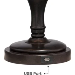 Regency Hill Corey Bronze Swing Arm USB Desk Lamps Set Of 2 With Socket -Home Decor Series Store GUEST ceb16413 7dfb 415d acdf e3e6752292df