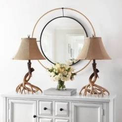 (Set Of 2) 25.5" Sundance Faux Antler Table Lamps Brown (Includes CFL Light Bulb) - Safavieh -Home Decor Series Store GUEST cf62d283 8da2 4b88 96d8 a9695d4af073