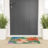 Sandrapoliakov VINTAGE GARDEN GREEN Welcome Mat - Society6