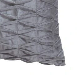 18"x18" Smocked Geo Square Throw Pillow Gray - VCNY Home -Home Decor Series Store GUEST d59955e9 75d9 4610 9d92 57cefdeb6907