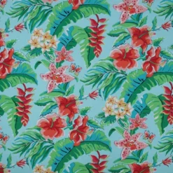 2pk Tropical Paradise Rectangular Throw Pillows Blue - Pillow Perfect