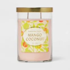 Glass Jar Mango Coconut Candle - Opalhouse™ -Home Decor Series Store GUEST d5df7935 c4d2 412c 8399 c3cca94db9a0