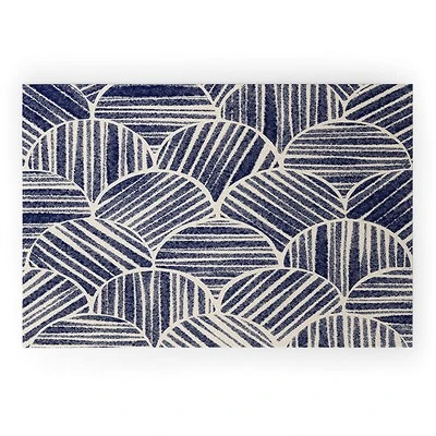 Alisa Galitsyna Navy Blue Striped Pattern Welcome Mat - Society6 5 Alisa Galitsyna Navy Blue Striped Pattern Welcome Mat - Society6 - Image 5