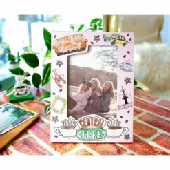 Silver Buffalo Friends Central Perk Die-Cut Photo Frame | 4 X 6 Inches -Home Decor Series Store GUEST d95f6145 cdaf 4a38 94f7 5e9feac2f31a