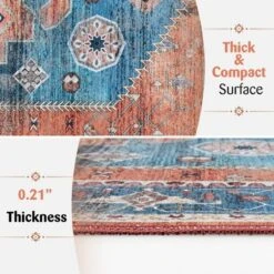 Costway Area Rug 5' X 7' Distressed Vintage Home Carpet Living Room Bedroom Non-Shedding -Home Decor Series Store GUEST dacf847b 7141 4a92 b399 a9c2372b0ae8