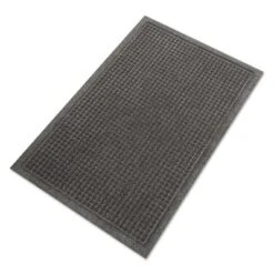 3'x10' Rectangle Solid Plastic Floor Mat Black - Guardian -Home Decor Series Store GUEST db918411 9b0f 47e9 ac20 50c47d0f0042