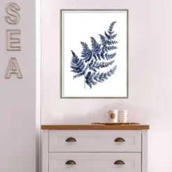 19" X 25" Botanical Fern Indigo By Sara Berrenson Wood Framed Wall Art Print - Amanti Art 11 19" X 25" Botanical Fern Indigo By Sara Berrenson Wood Framed Wall Art Print - Amanti Art -Home Decor Series Store GUEST db9836b7 b989 4eb9 810a 072b3a541559