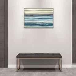 33" X 23" Motion Blur Of Sunset On Coast By Don Paulson Danita Delimont Framed Canvas Wall Art Print - Amanti Art -Home Decor Series Store GUEST dbc306d4 47ea 420e b82b a4f7771bcccf
