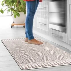 World Rug Gallery Contemporary Geometric Anti-Fatigue Standing Mat -Home Decor Series Store GUEST dcf09e0d 7870 4d8e a276 484ab2d910c9
